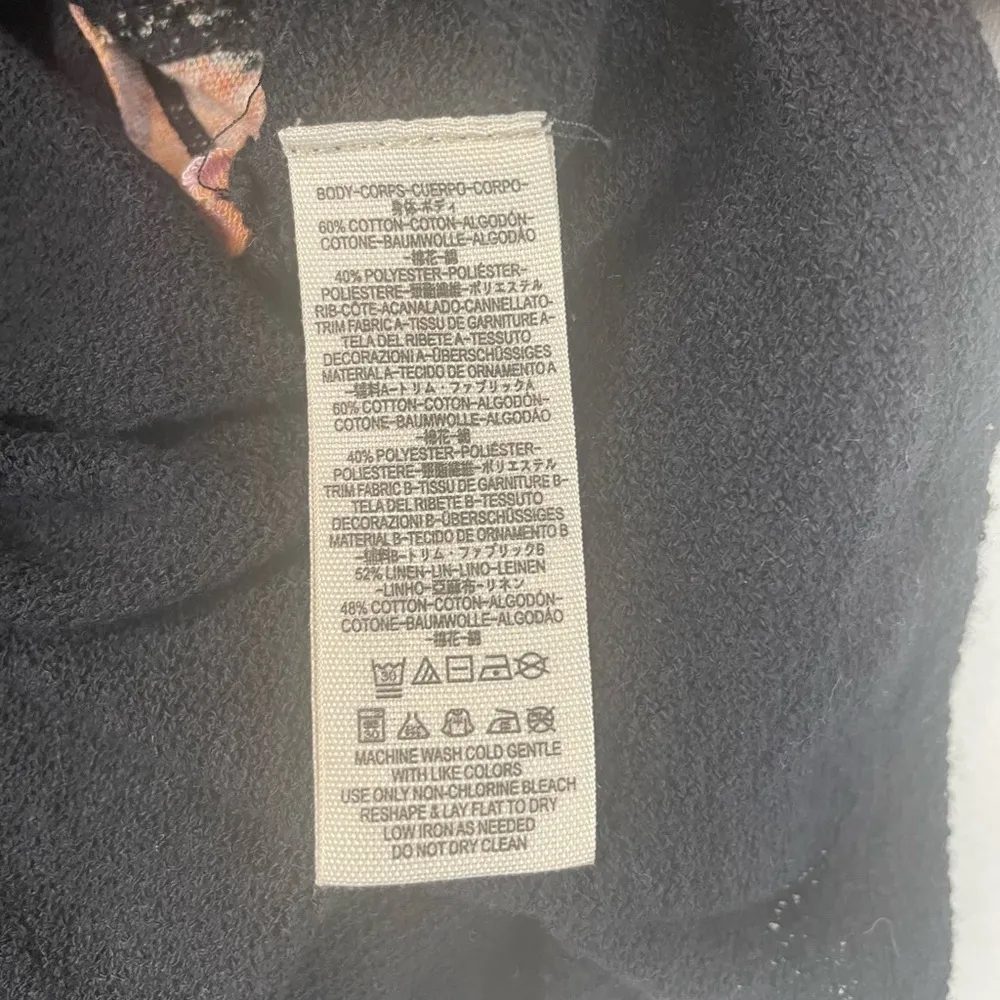 Free People We The Free Friday Fever Mixed Media‎ Top in Black Size Small - Image 5