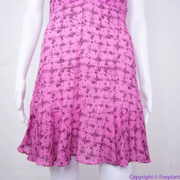 NEW Intimately Free People Caught‎ Up Printed Slip Dress, Pink, Medium - Image 13