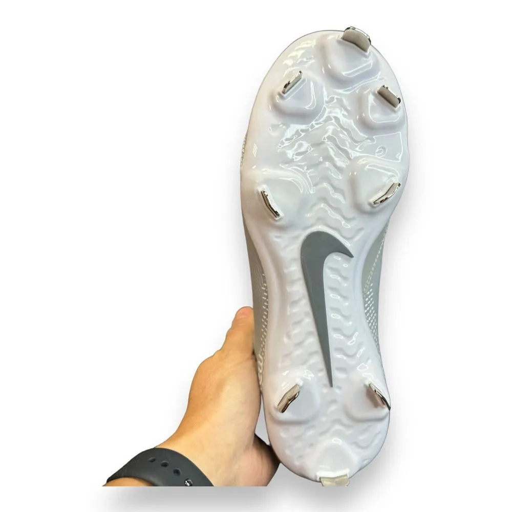 Nike‎ Hyperdiamond 4 Pro Womens CZ5920-012 Grey Metal Softball Cleats Sz 8.5 - Image 6