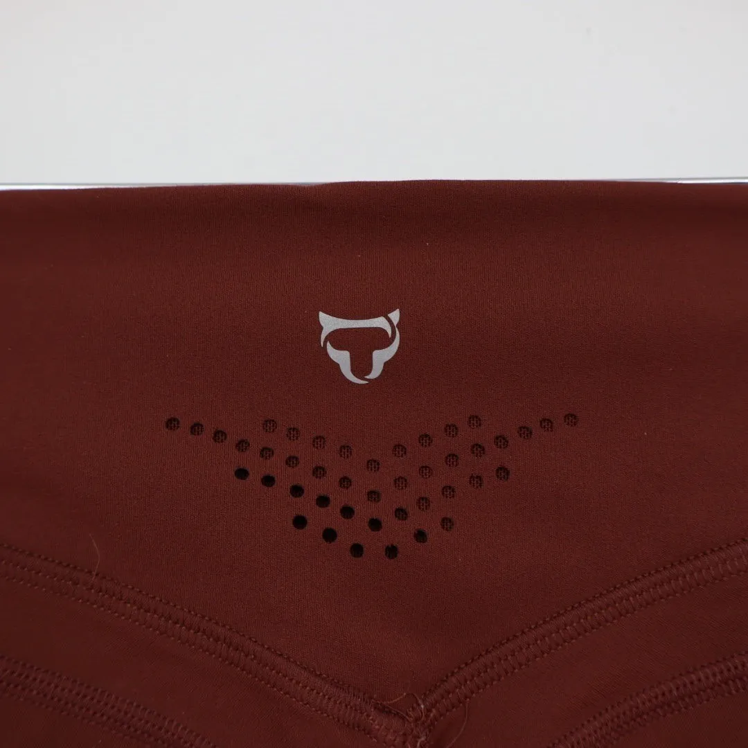 Activewear Bike Shorts Womens Size M Brown Athletic Gym Workout Athleisure - Image 4