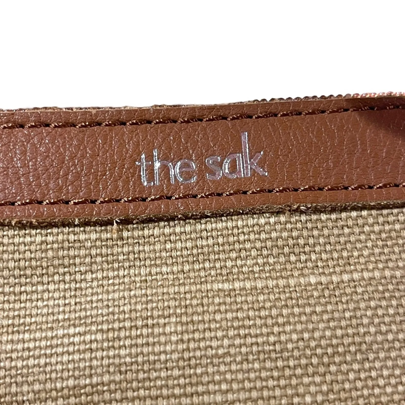 The Sak‎ Wristlet Coin Purse Cosmetics Bag Tan Brown - Image 2