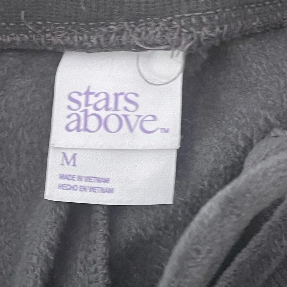 Stars Above Gray Velour Joggers - Image 4