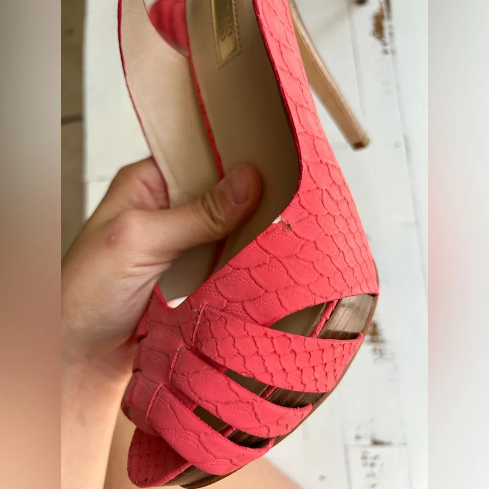 Guess coral slingback platform heels - Image 7