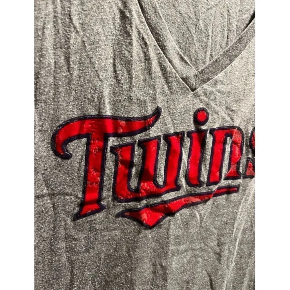 PINK By Victorias Secret Minnesota Twins Baseball Shirt Size Large Flaws - Image 3