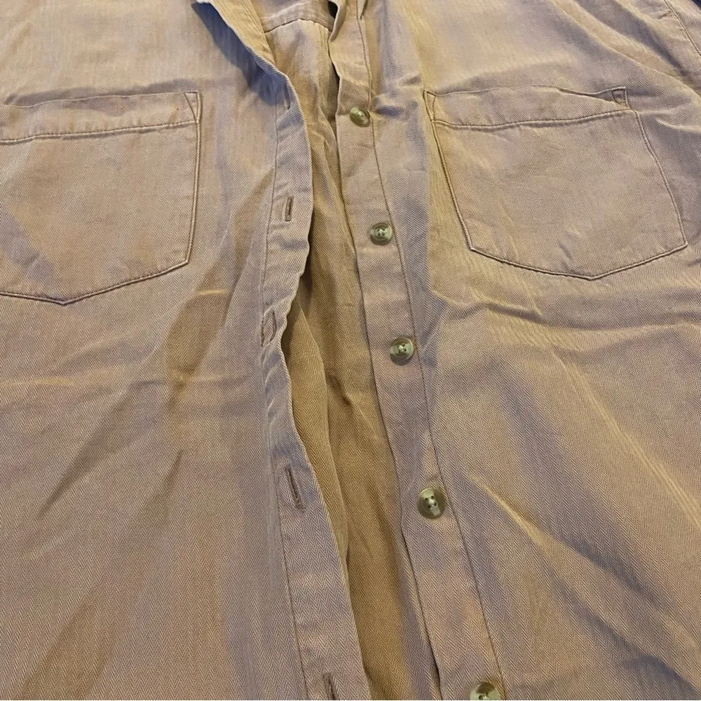 Altar'd State Casual Button Dusty Rose Shirt - Image 4