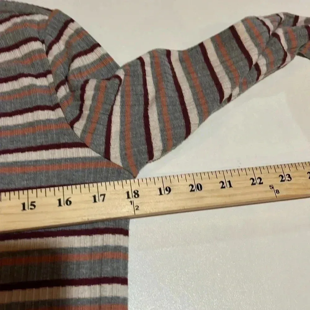 Loft striped button down shirt dress - size small - Image 9