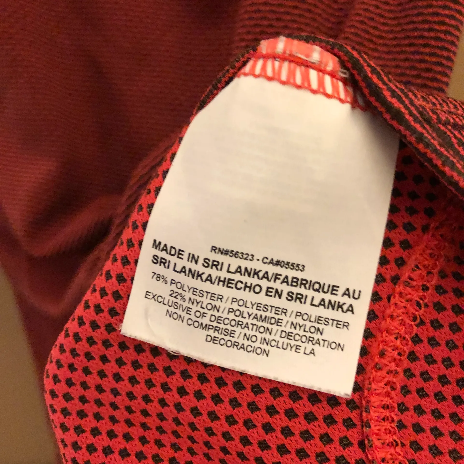 Nike Aeroreact Racerback Stripe Tank Top Red XS - Image 6