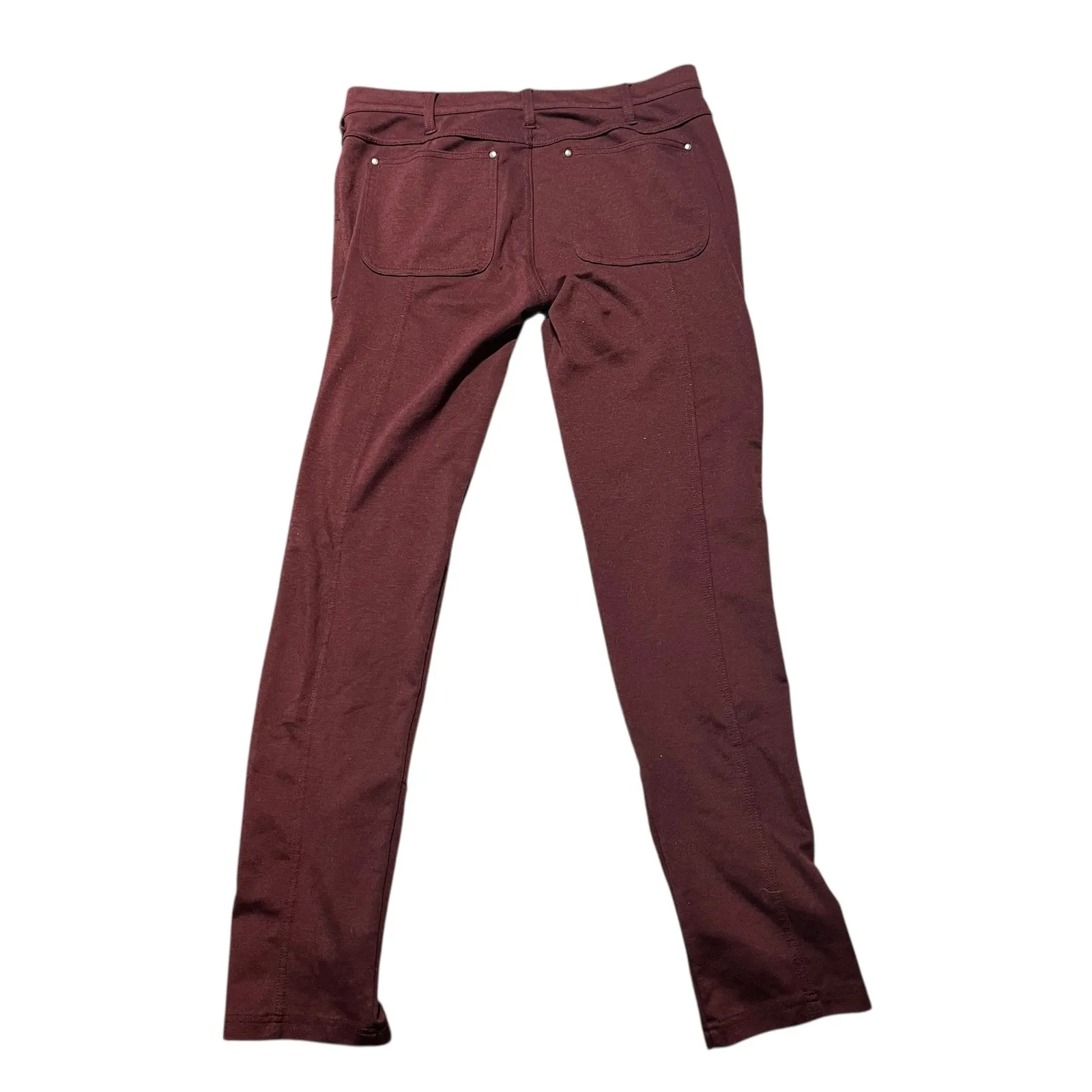 Free People Burgundy High Rise Skinny Jeans Size 30 - Image 3