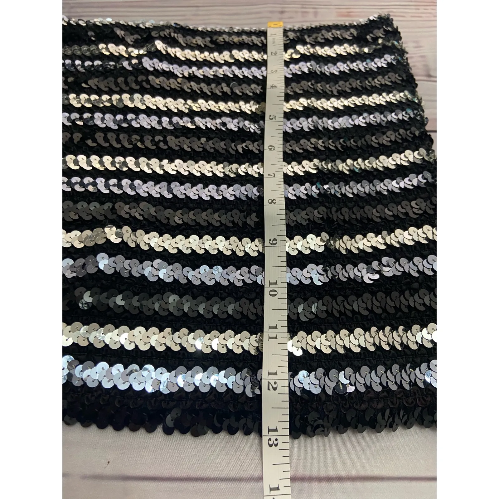 Vintage Vera Mont Tube Top Womens 10 Sequin Shine Stretch Germany Night Club - Image 9