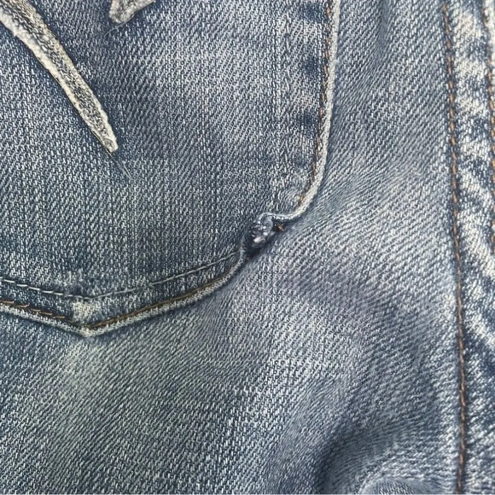 Joe’s Jeans Low Rise Flare Medium Wash Cotton Denim Bootcut Wide Leg Size 28 | 6 - Image 8