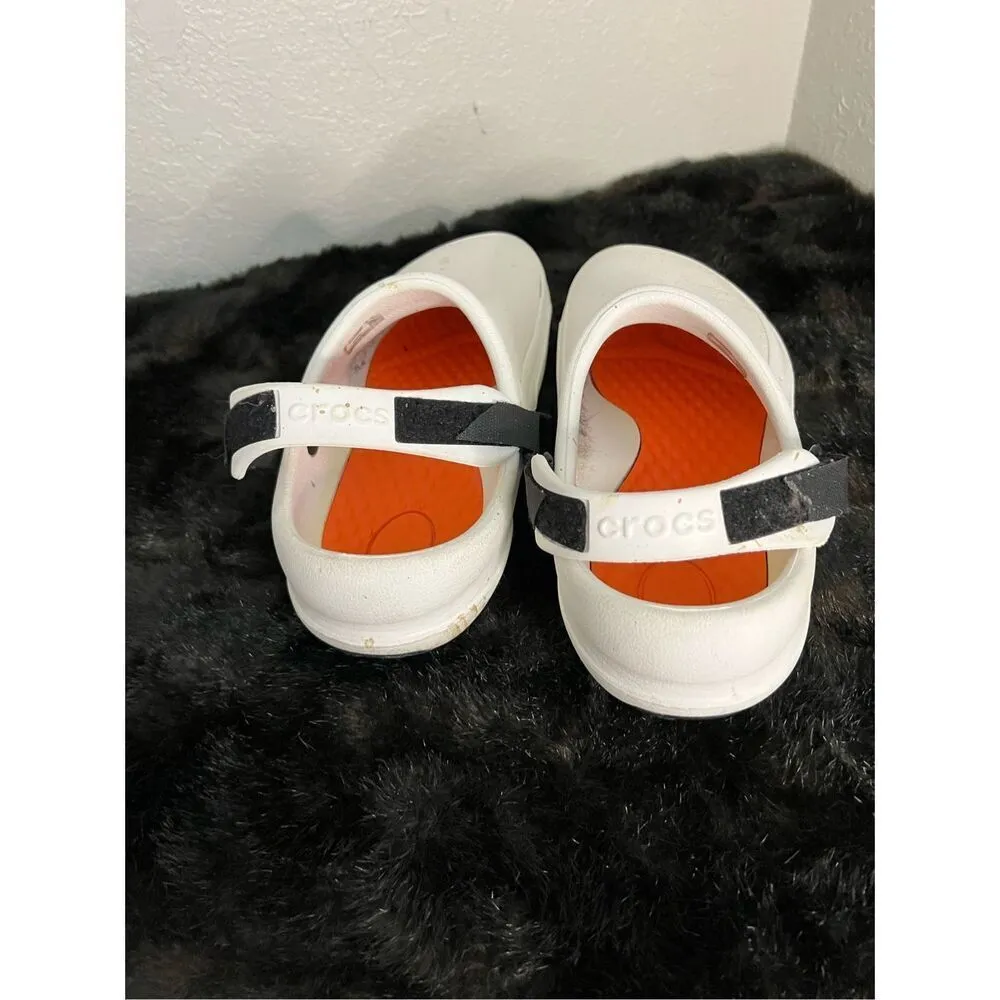 Crocs Unisex White Bistro Pro Literide Clog Sandals. Women - 11 Men- 9 - Image 3