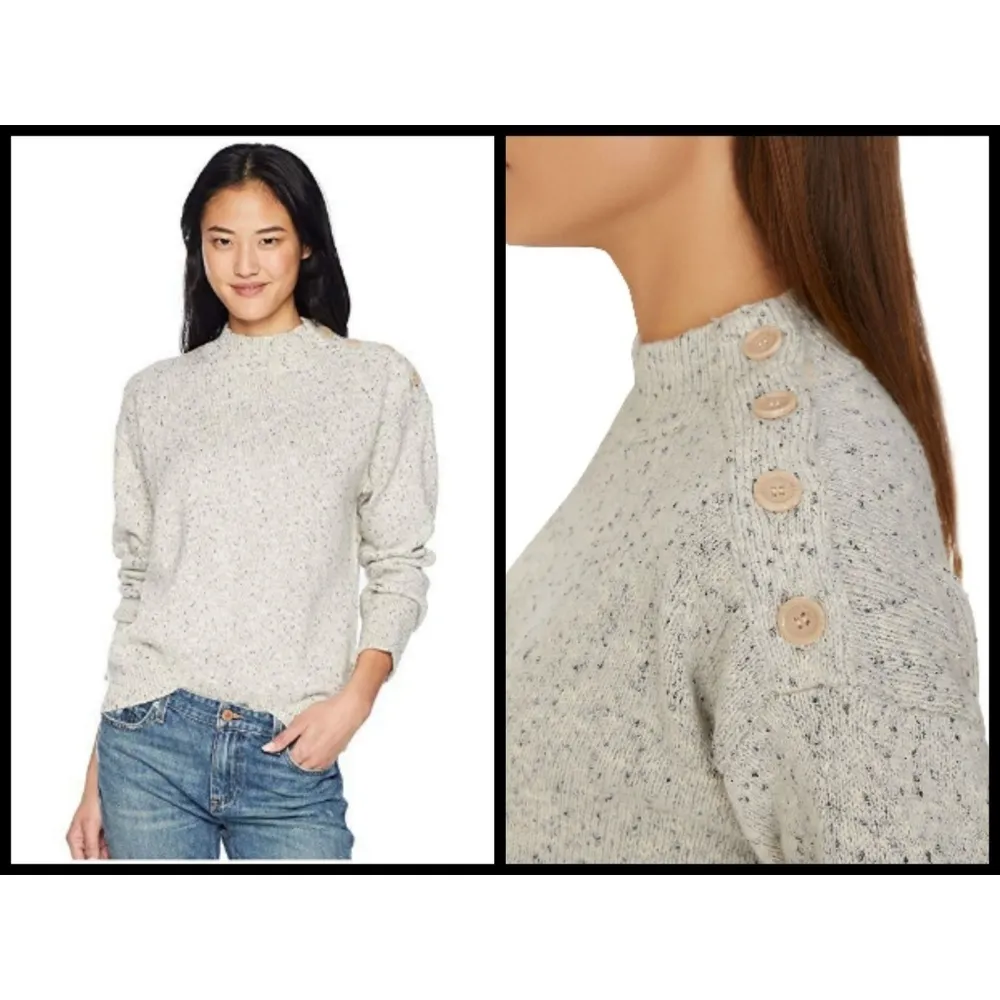 💕SANCTUARY💕 Jasper Buttoned Mock Neck Sweater - Image 7