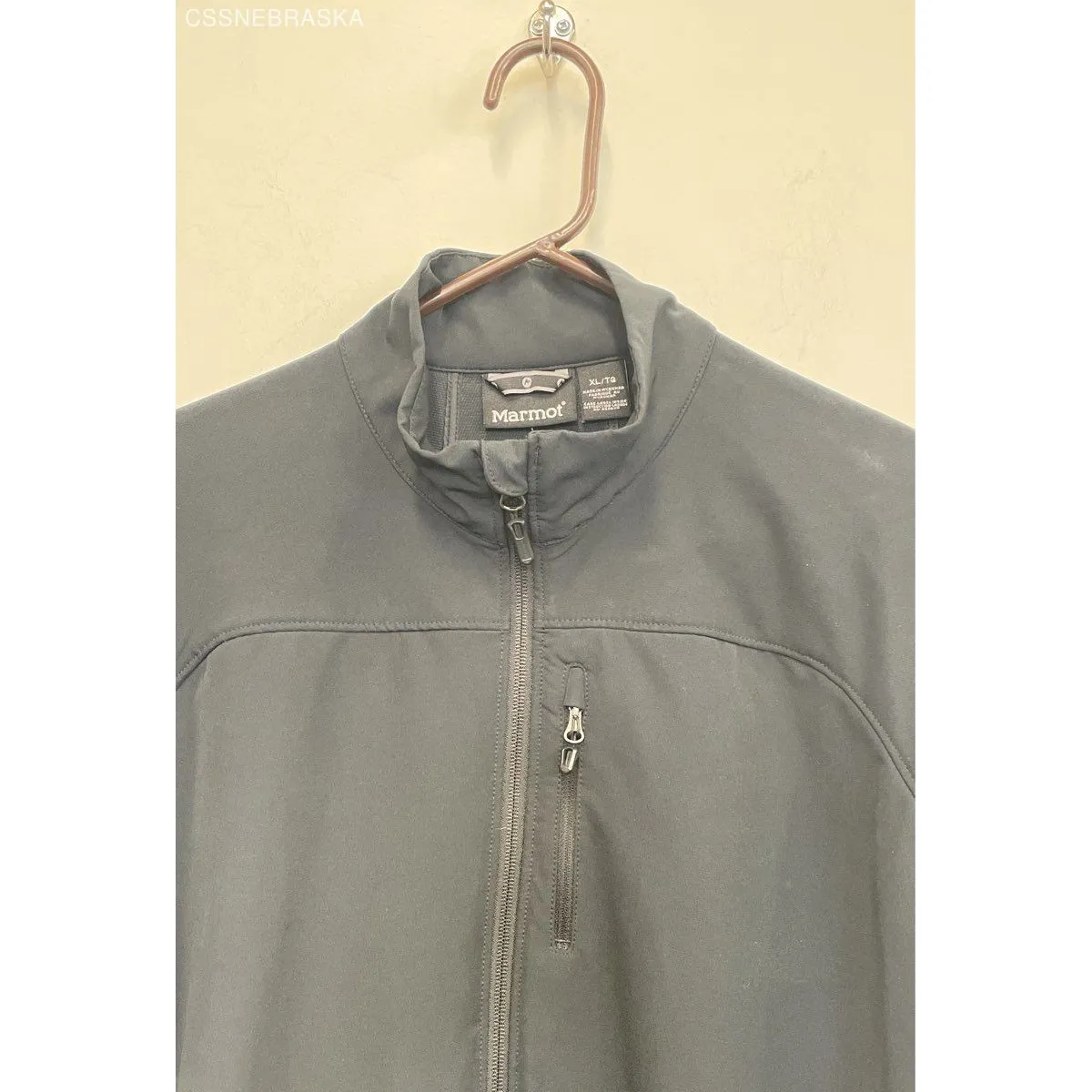 Marmot Jacket Womens Black Softshell Zip Outdoor Hiking Lightweight - Size XL - Image 7