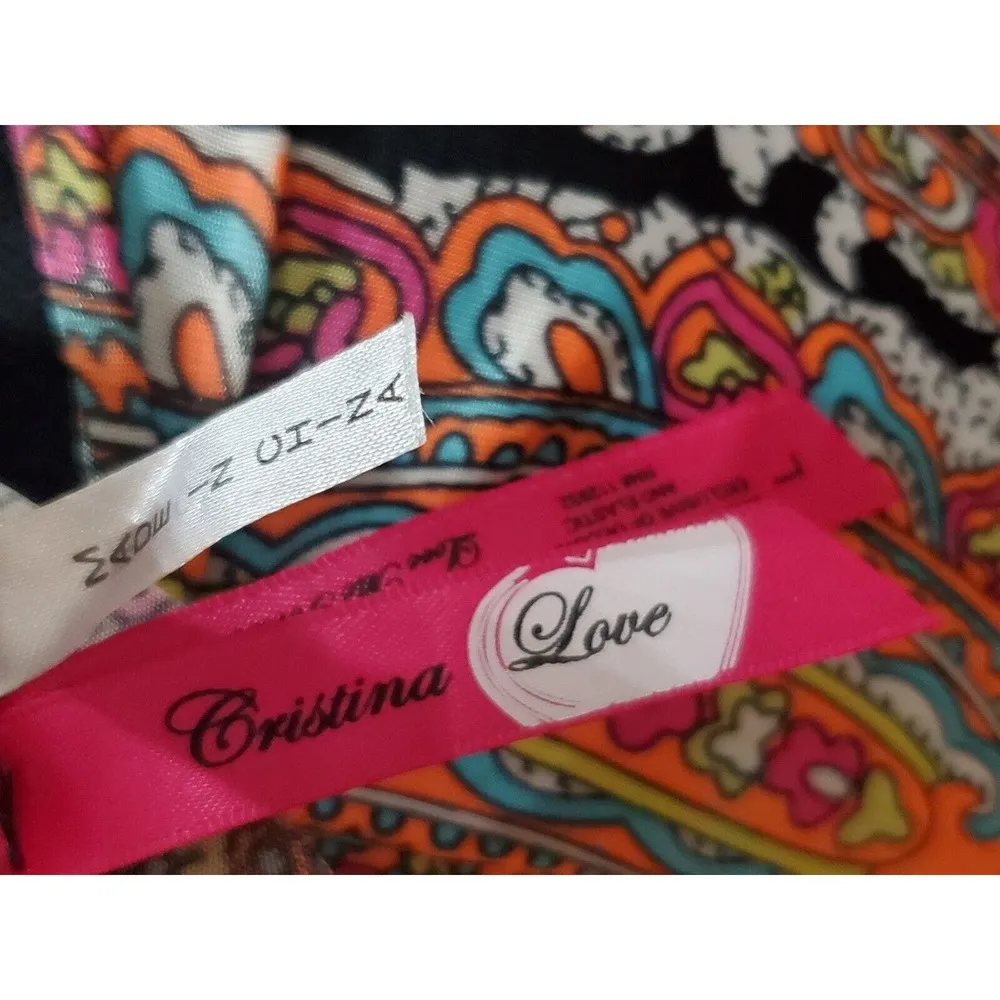 Christina Women's Multicolor Polyester V - Image 9