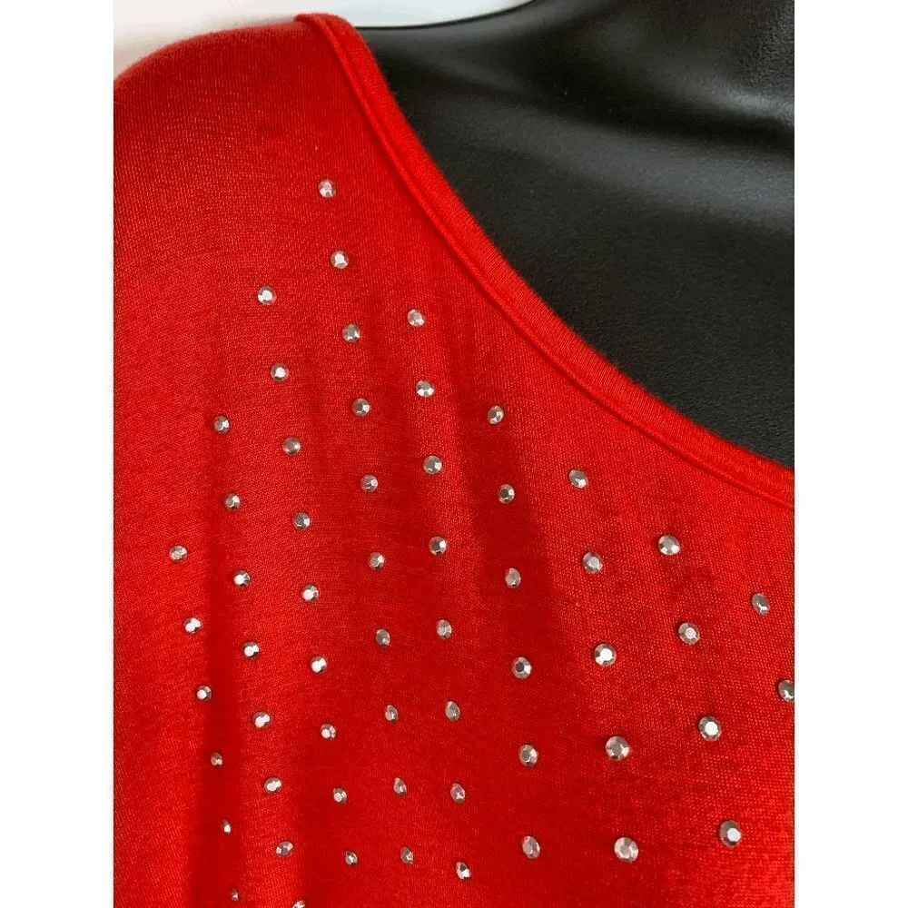 Valerie Bertinelli Woman 3/4 Sleeve Embellished Shirt - Image 8