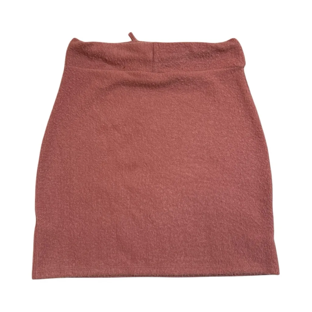 Topshop Plush Knit Drawstring Mini Skirt - Image 5