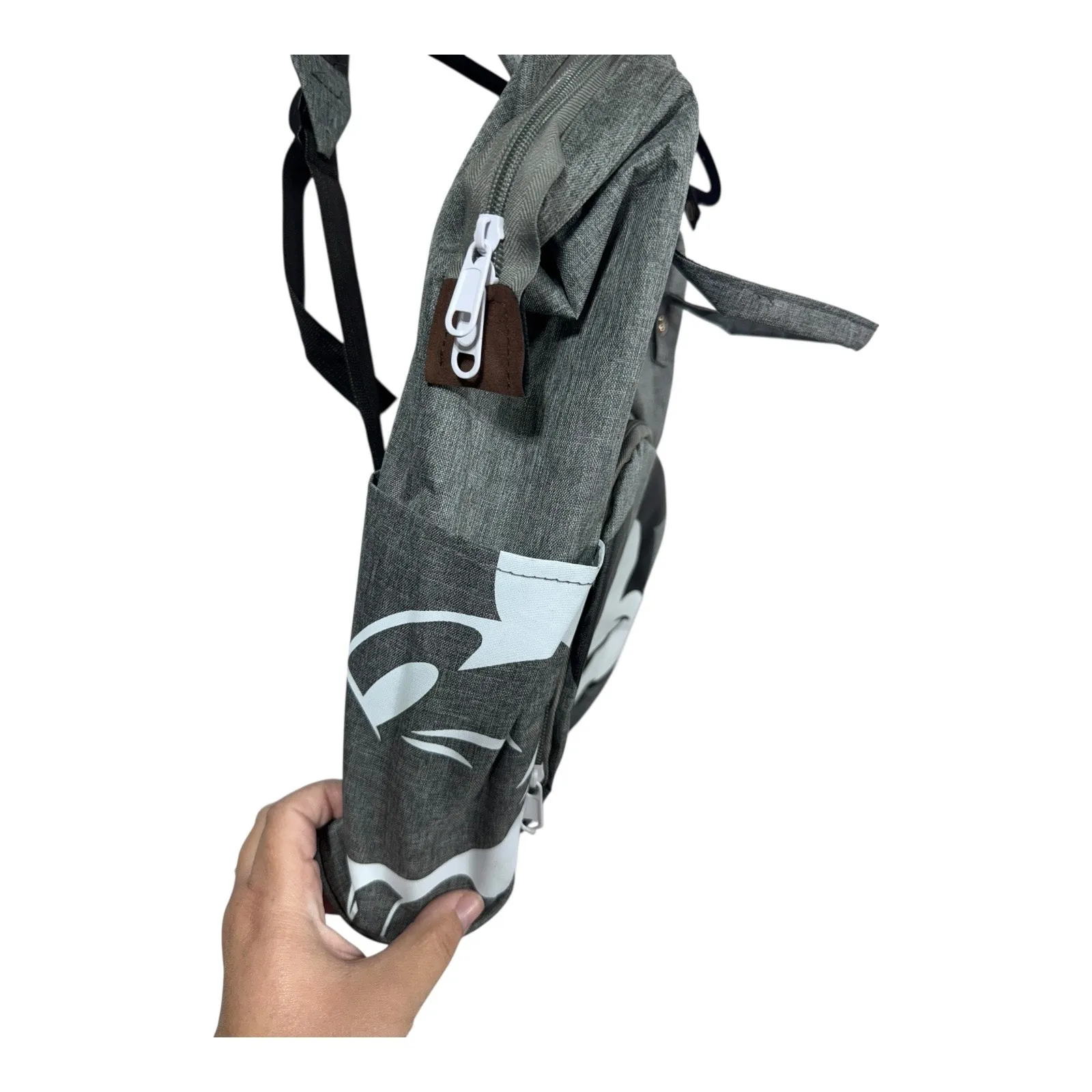 Anello Gray‎ Mickey Mouse Backpack Disney Print Casual Travel Bag 16.5x11.5 Gray - Image 4