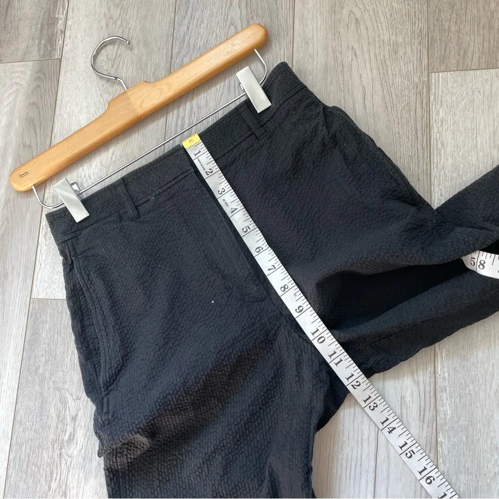 COS Dress Pants Textured Straight Fit Trousers Black (size 2) office business - Image 5