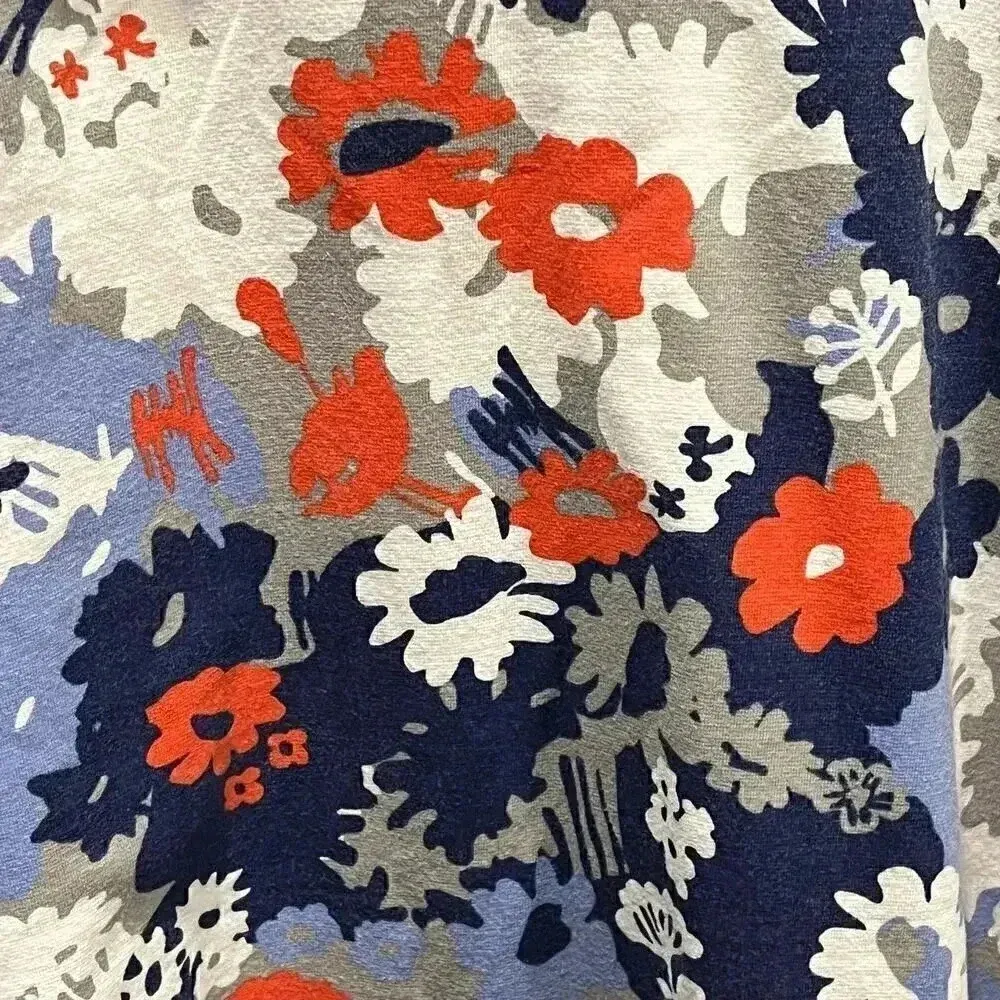 Patagonia Women's Floral Margot‎ Casual Organic Cotton Blend Dress M - Image 5