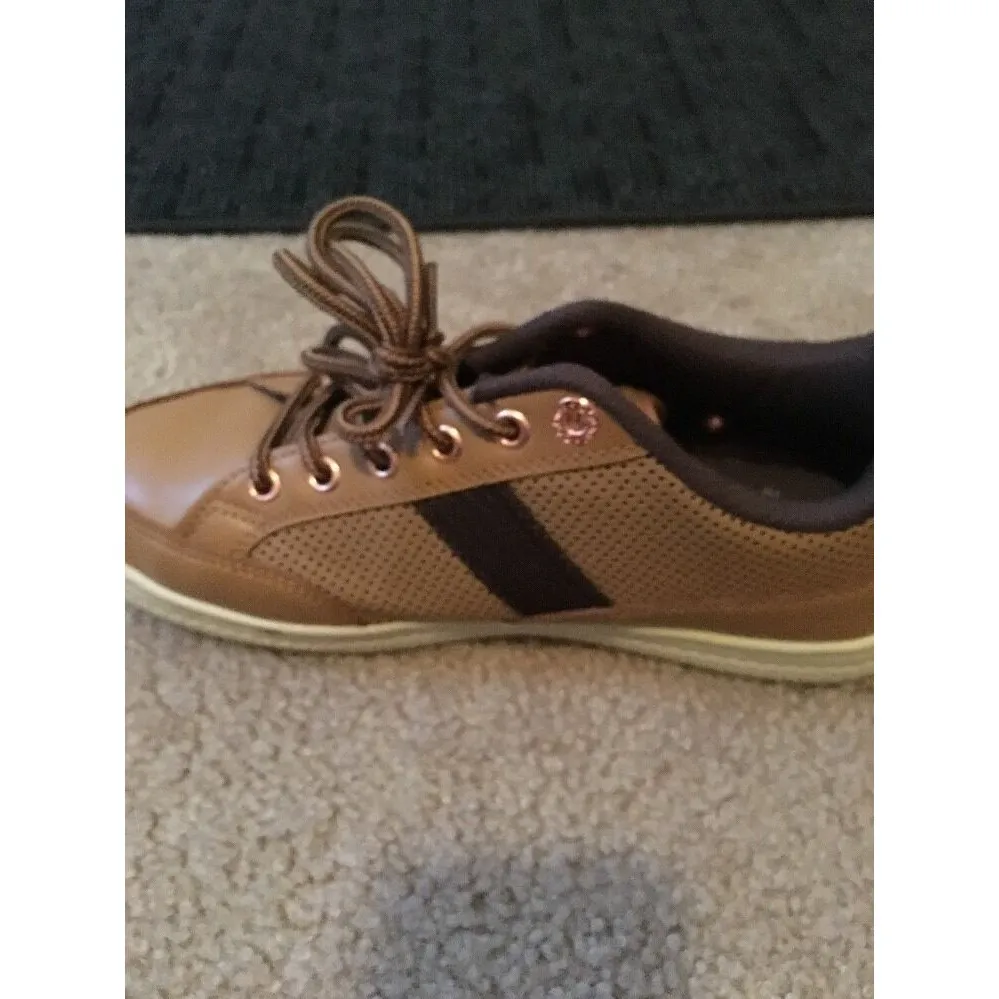 Coogi Australia Adult Unisex Shoes Sneakers Casual Size 8 Brown Tan - Image 7