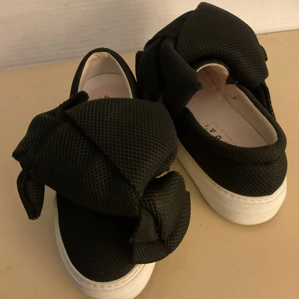 Joshua women black mesh platform sanders sneaker shoes size 5.5 - Image 6