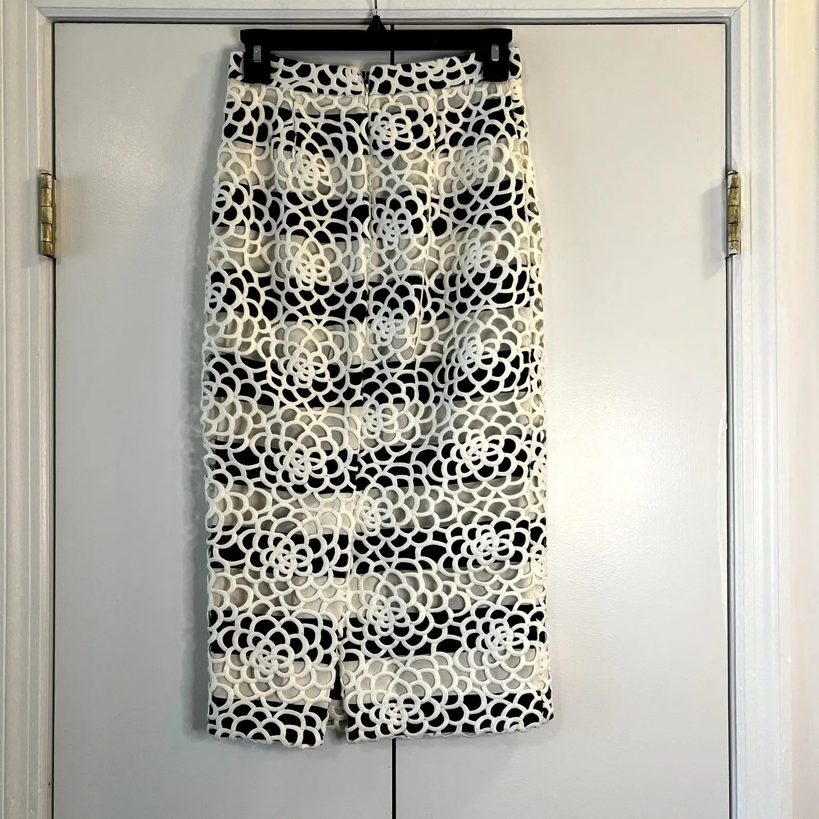 A.L.C. Della Lace Overlay Pencil Skirt Size 0 - Image 6