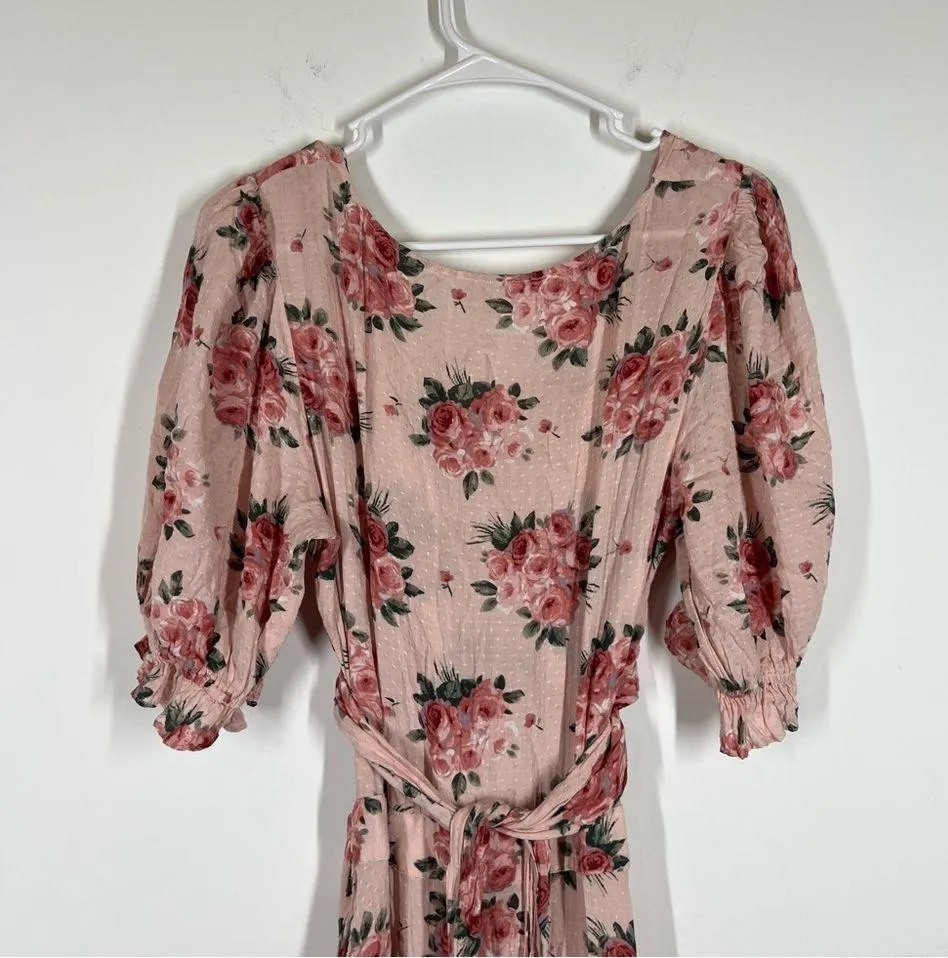 Auguste The Label Roselle Isobel Floral Dress Size US 10 Pink - Image 7