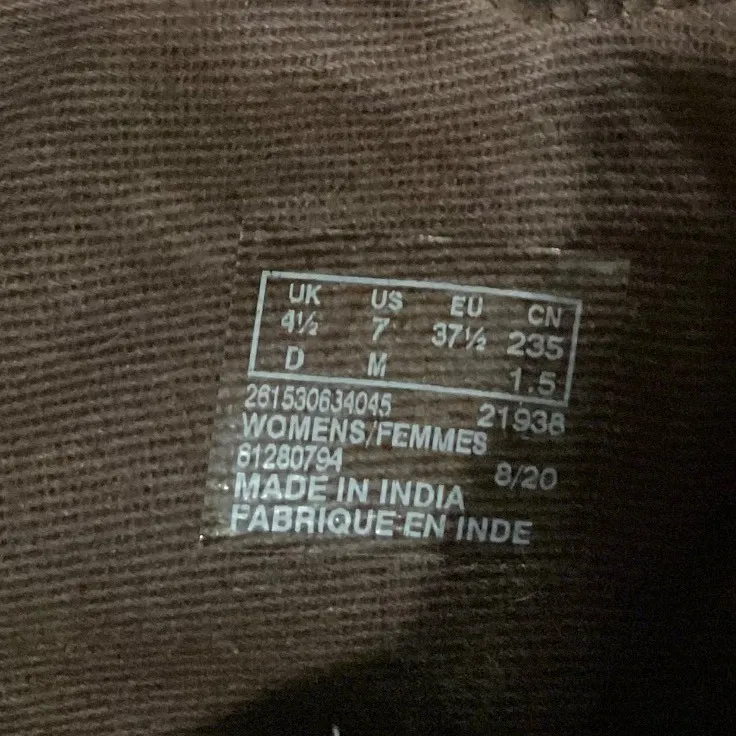 Clarks Women's Brown Leather Ankle Boots Side‎ Zip Buckle Detail Size 7 - Image 3