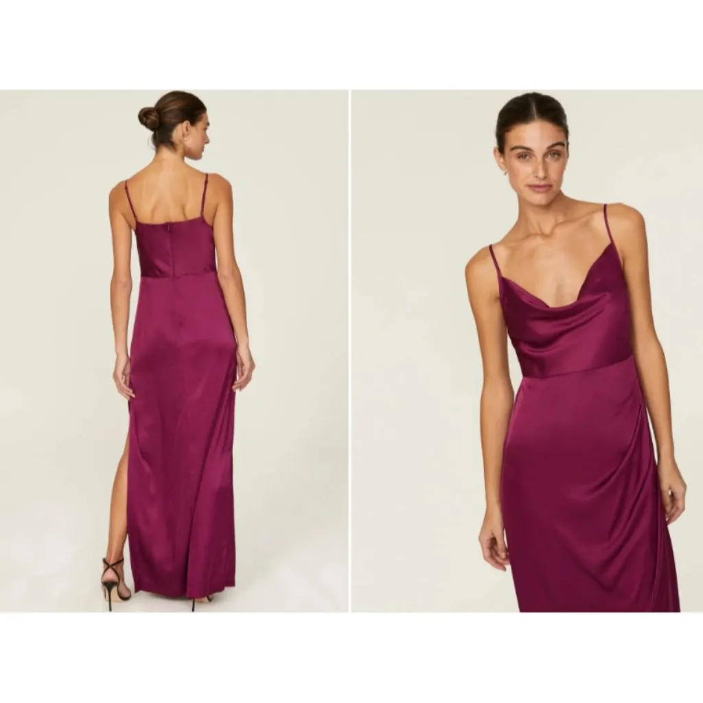 Hutch Carver Gown in Purple Satin – Women’s Size 16 - Image 4