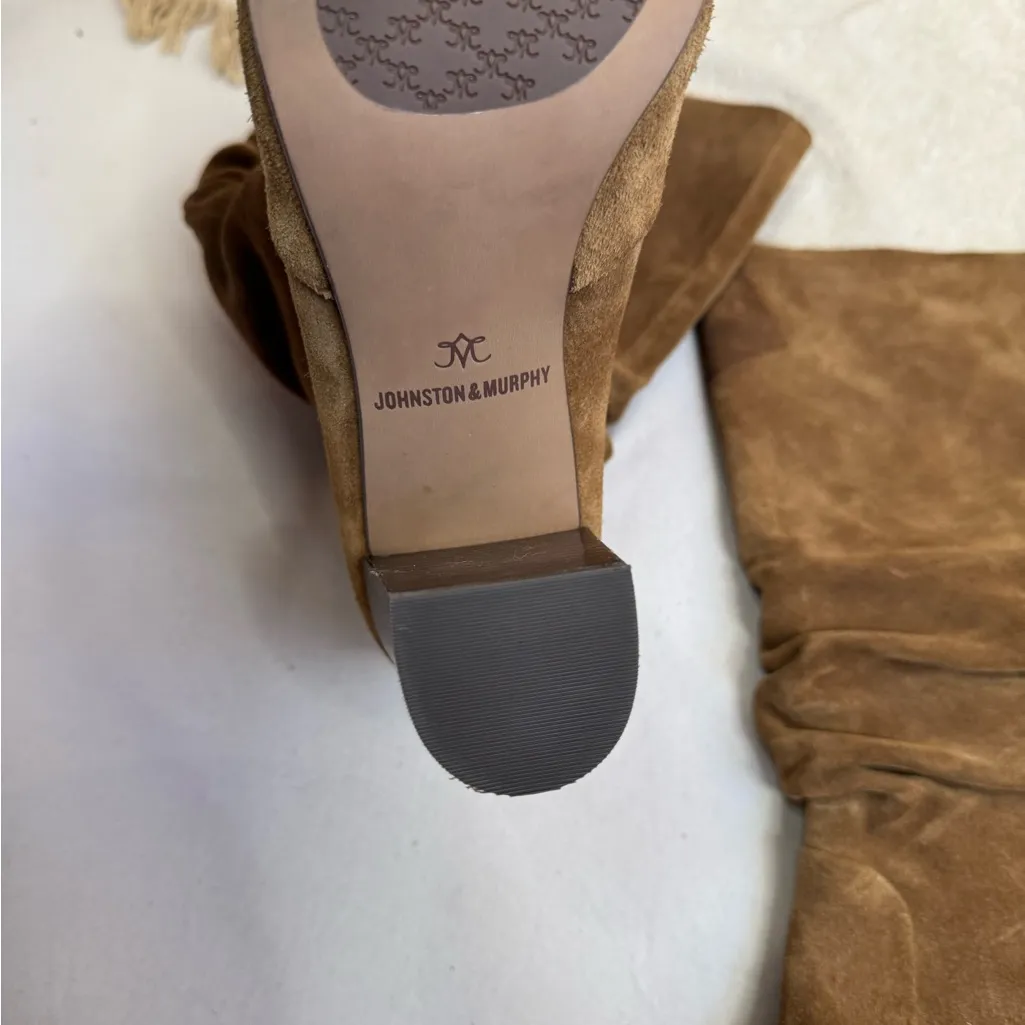 Johnston & Murphy Women's Charlotte Slouch Bootie Brown Suede Size 8M - Image 7