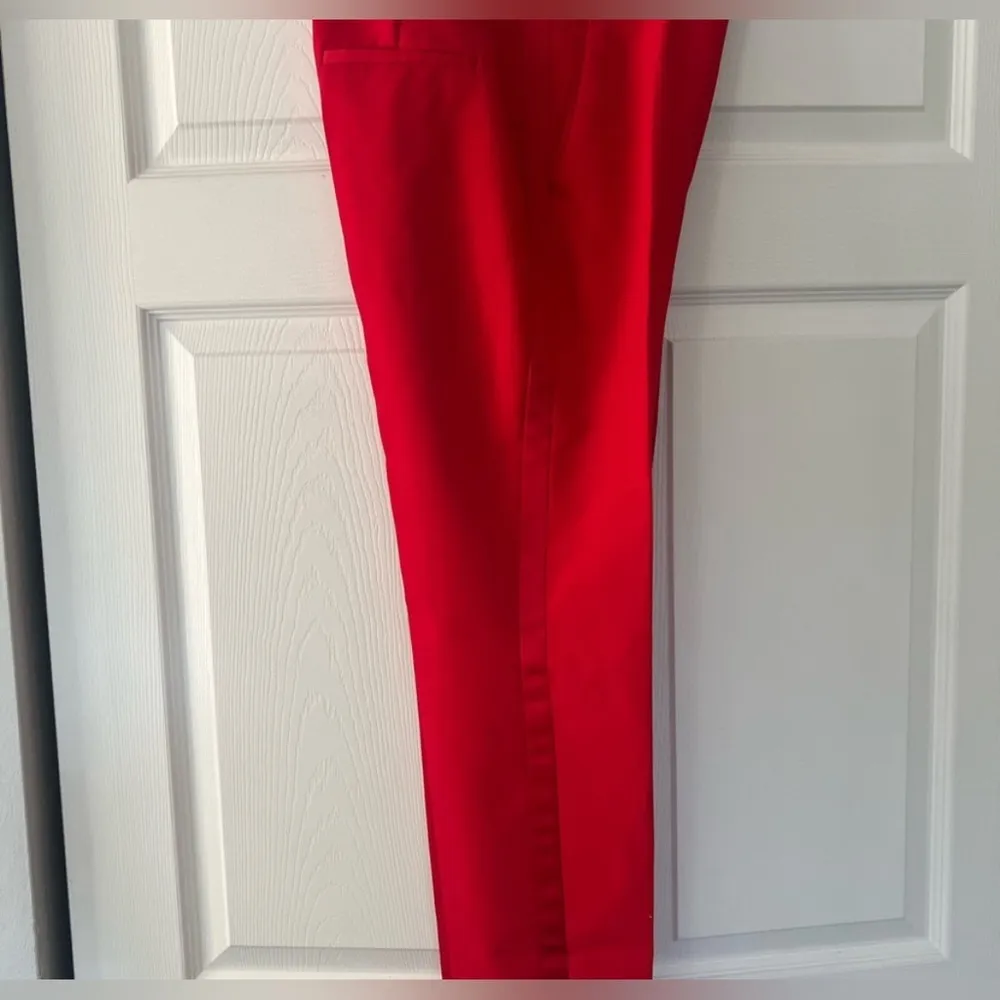 Zara trousers size XS New red color - Image 11