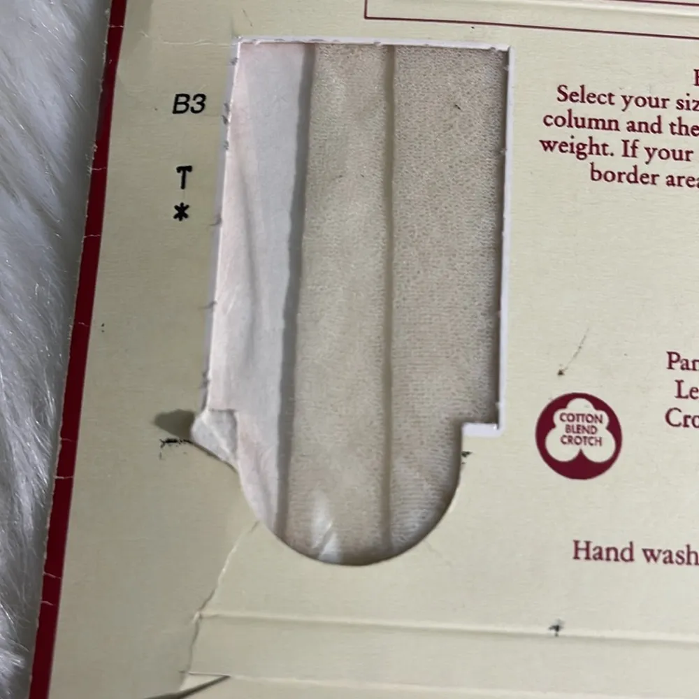 Hanes Alive Vintage Full Support Control Top Pantyhose Size E Pearl New - Image 12