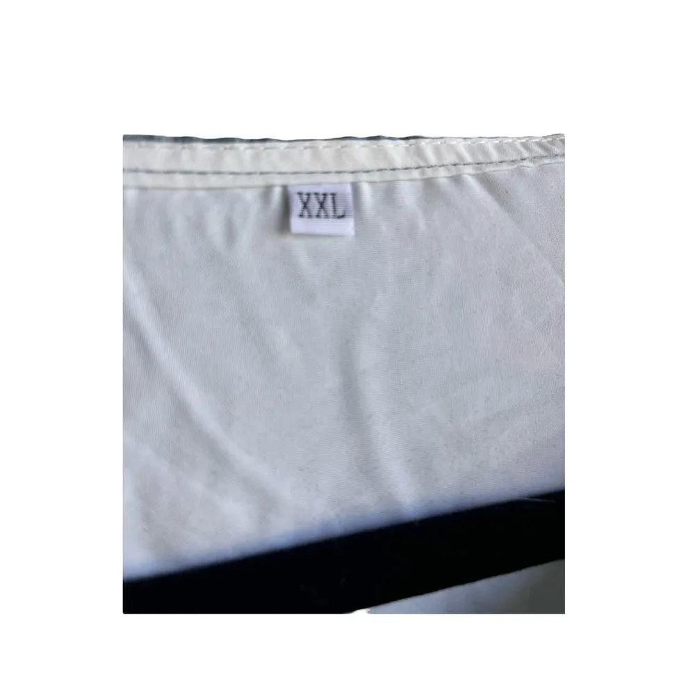 Plant Print Polo Collar Button Shirt Women's XXL 14/16 Long Sleeve Green Floral - Image 4