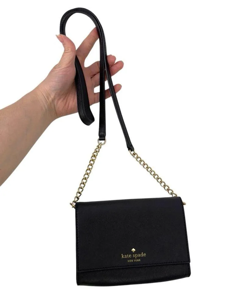 Kate Spade Cedar Street Cami Mini Crossbody Evening Bag Saffiano Leather Black - Image 2