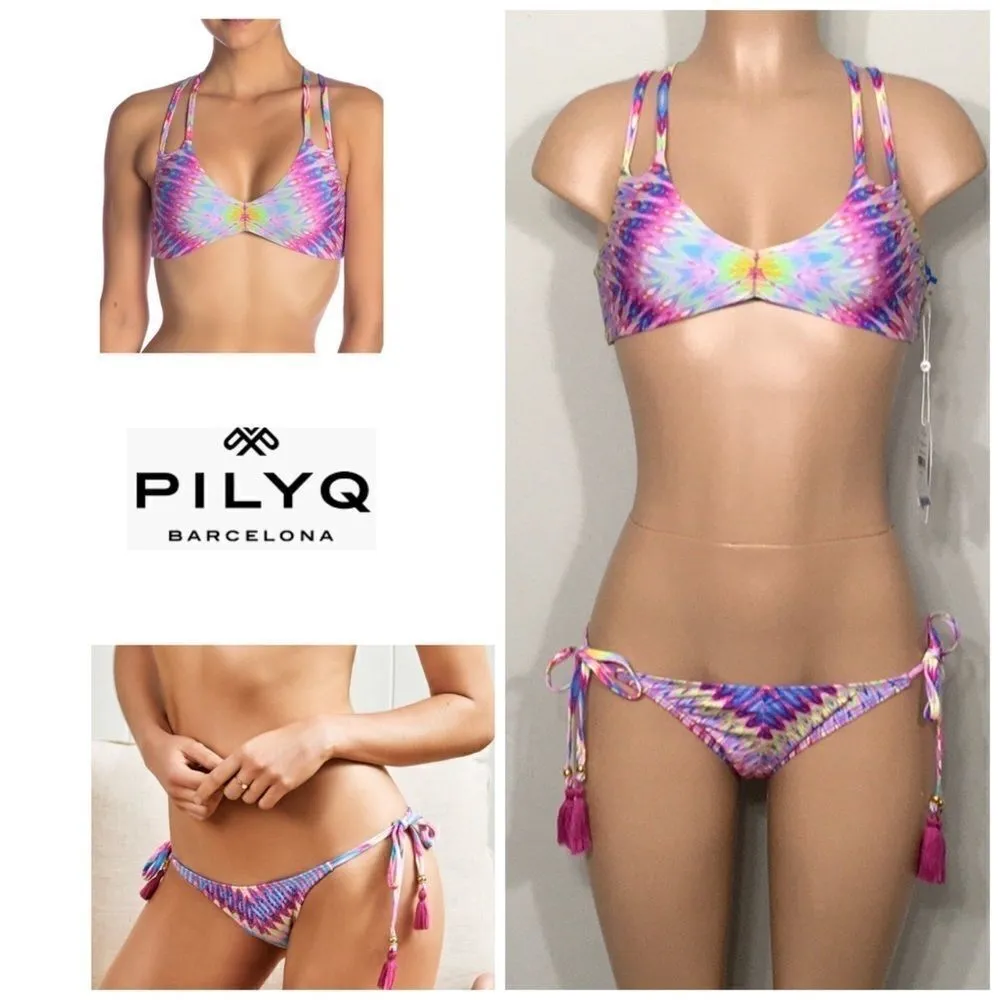 PILYQ Modeea bikini with reversible top. S-top/M-bottom. NWT - Image 2