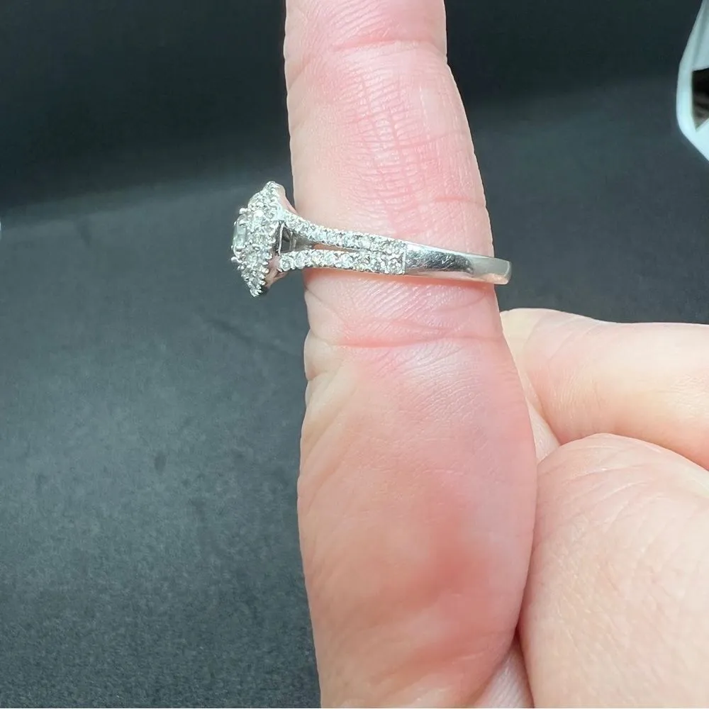 Engagement & Wedding Band Set, size 7 - Image 5