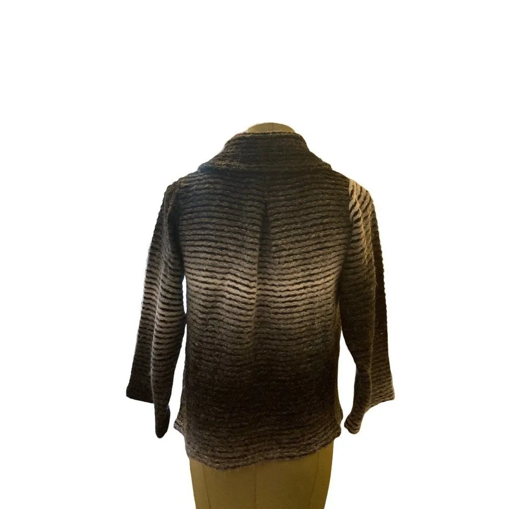 NWT AVA Women's Swing Sweater Black and Grey Size Small - Image 3