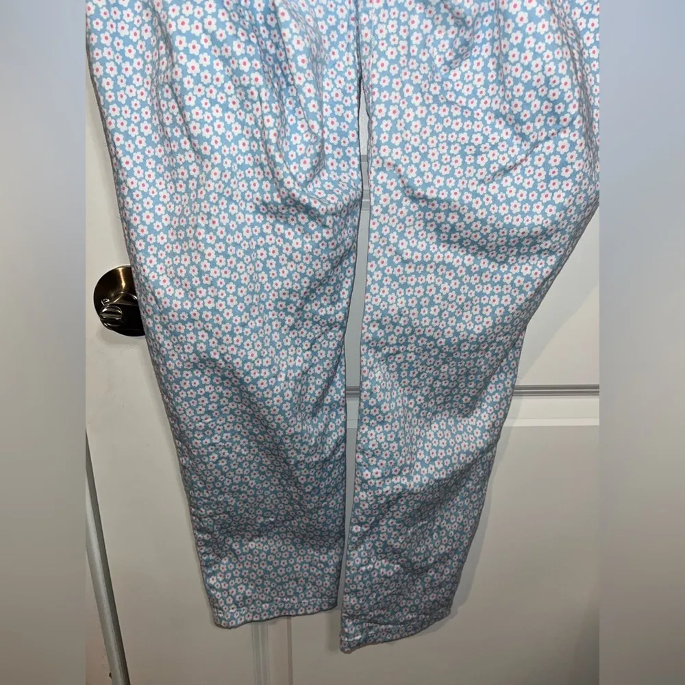 Charter Club Women's All OverPrinted Skinny Ankle Jeans BabyBlue Flowers Size 12 - Image 7