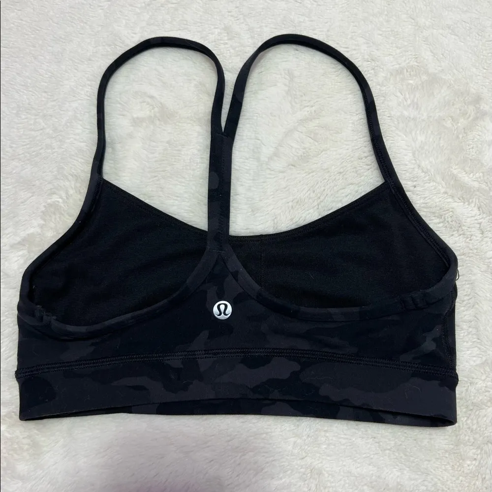 Black Camo Lululemon Soul Cycle Bra - Image 2
