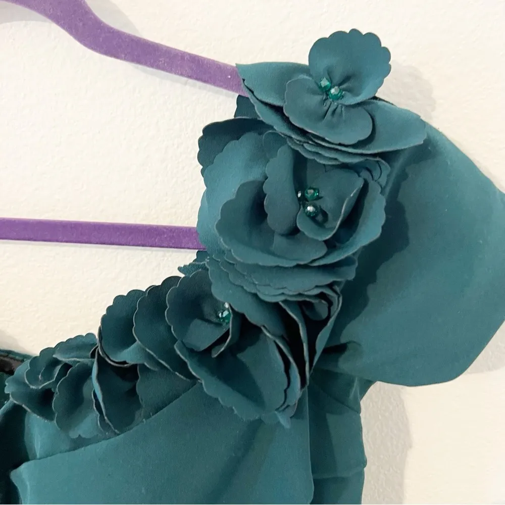 GIA FRANCO 12220 Emerald Green Gown Formal Evening Dress Jeweled Size 16 NWT - Image 7