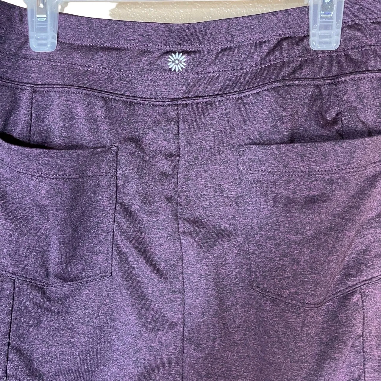 Tangerine Womens Athletic Skort S Dark‎ Purple Drawstring Waist - Image 5