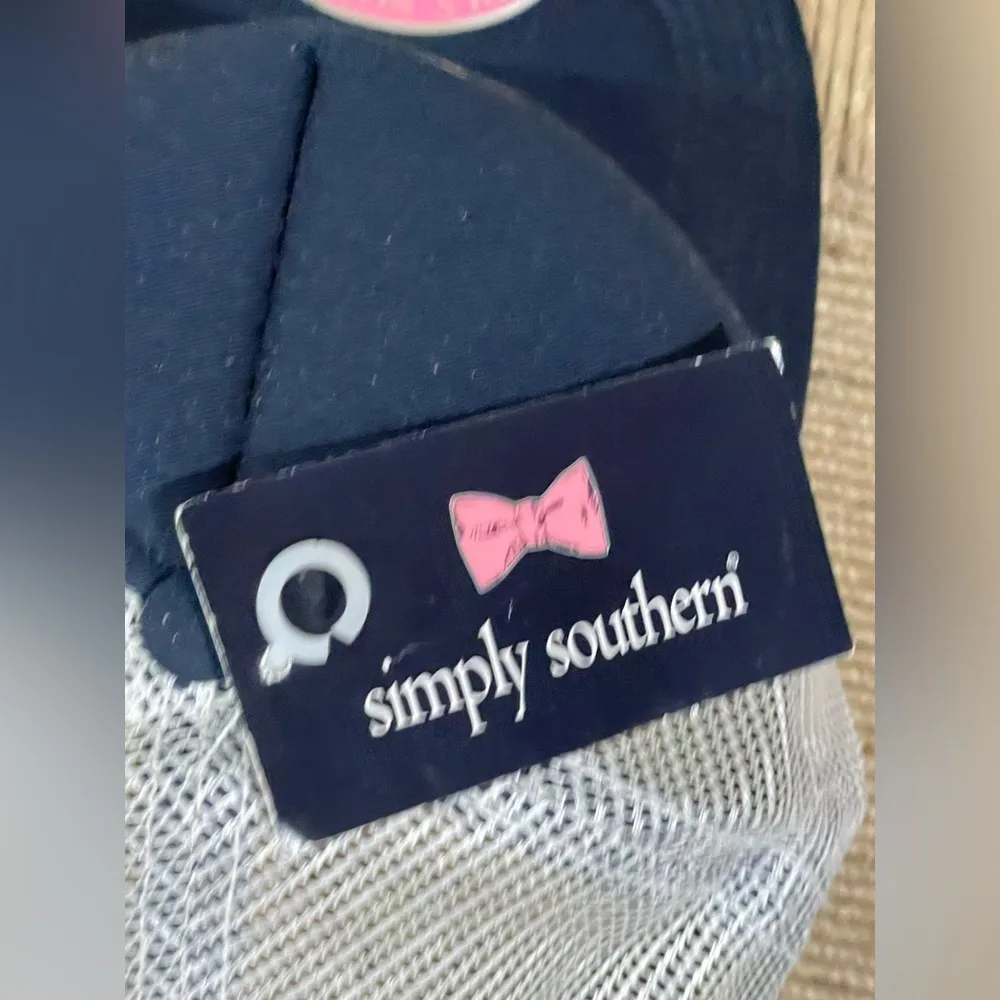 Follow Your Heart/Distressed Love Navy Cap/Hat - New with Tags - Image 3