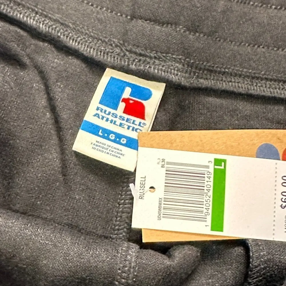 #169 NWT Russell Athletic Varisty Letter Short in Black - Image 3