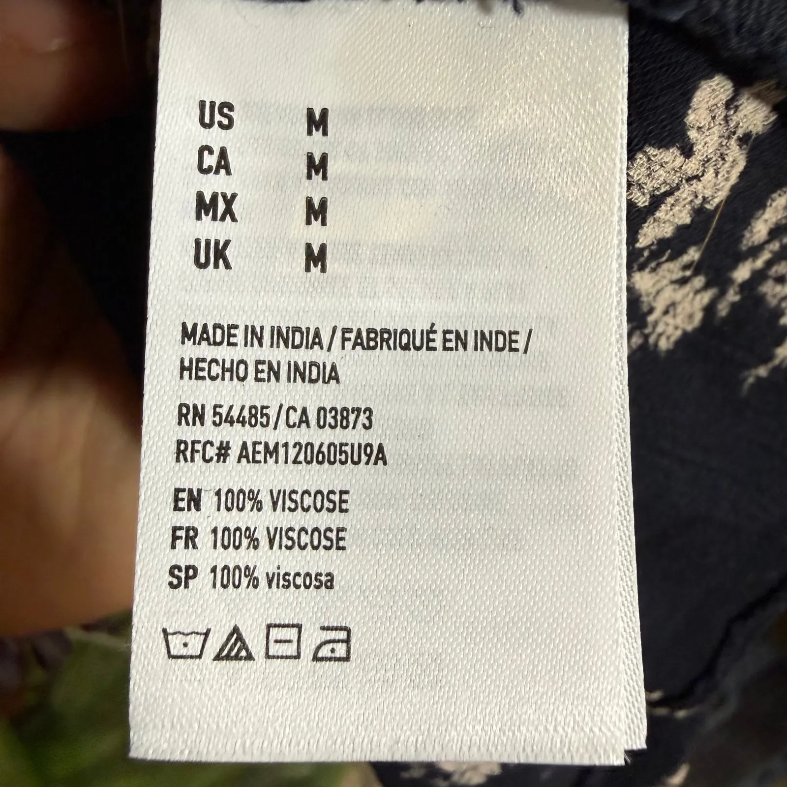 American Eagle M Blue Floral Maxi Dress Flared Tied Wedding Cottage Boho Fest - Image 7