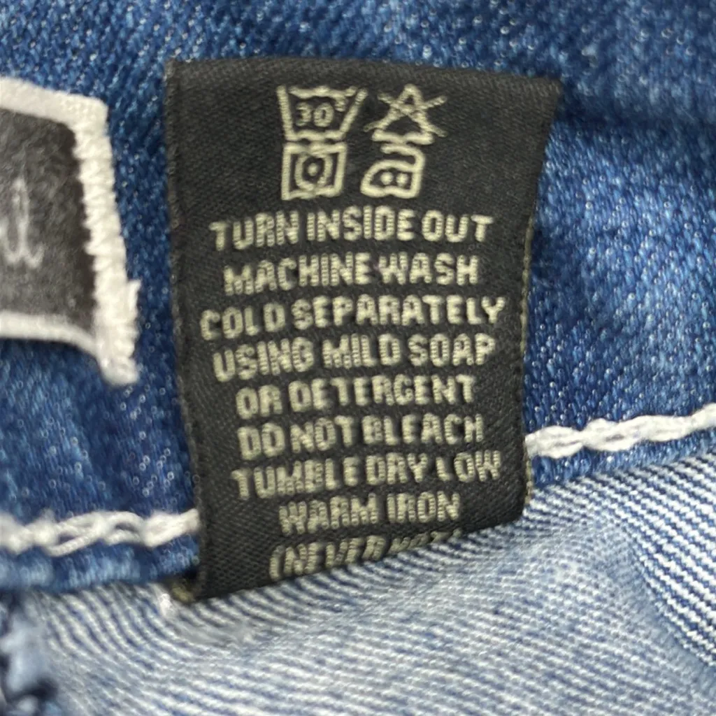 Soundgirl Embellished Western Stretch Denim Mid Rise Bootcut Blue Jeans Size 11 - Image 11