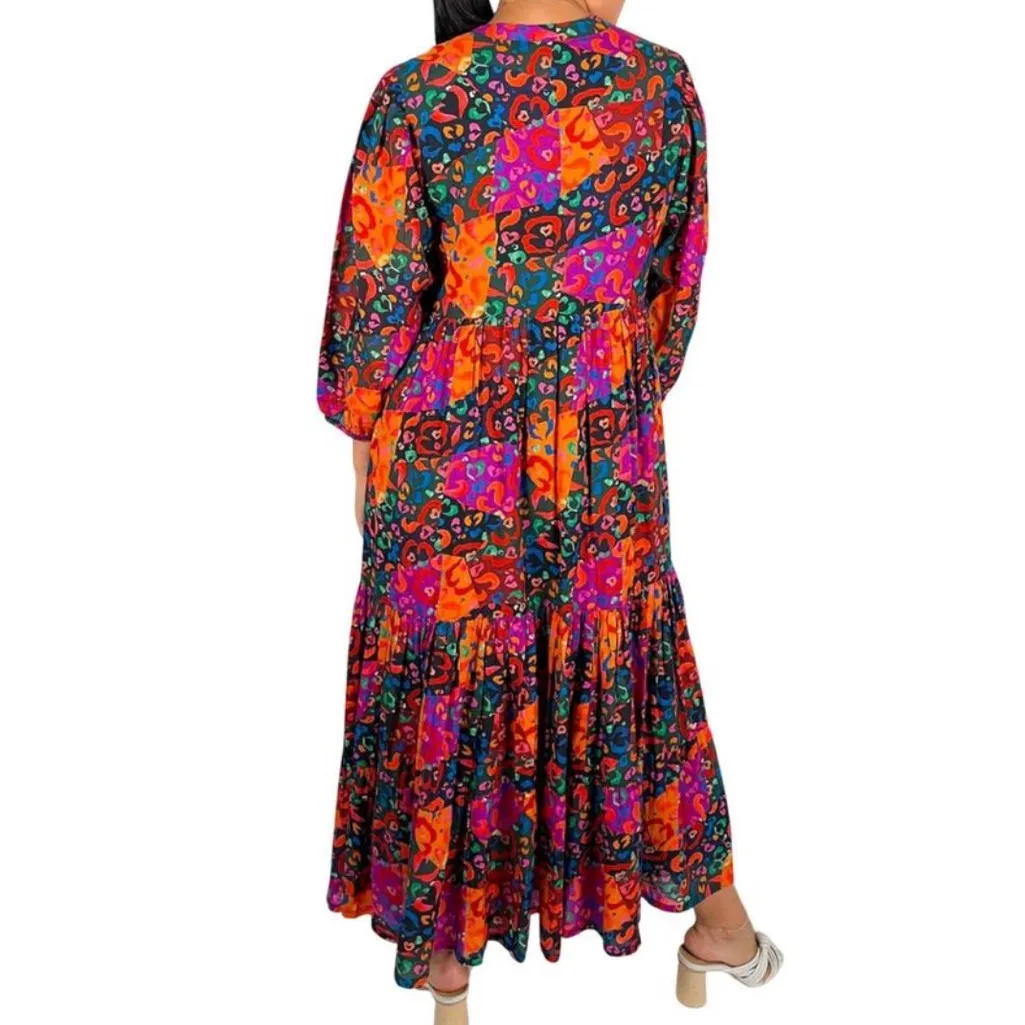 BRITON COURT orchid maxi dress Orange Size XL - Image 9