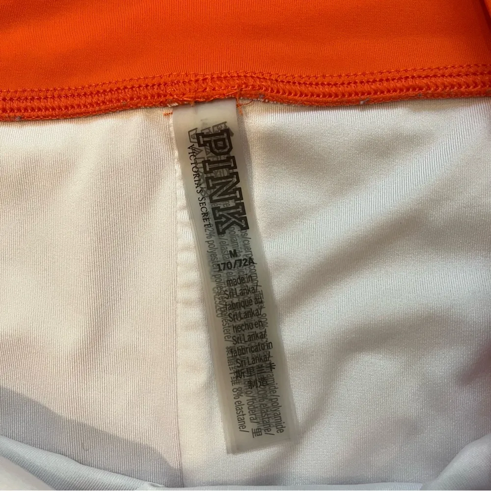 Victoria’s Secret Pink Active Swim High Waist Orange Shortie, Sz M - Image 11