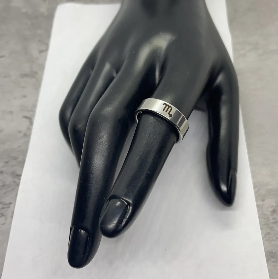 Silver Scorpio Astrology Ring - Image 5