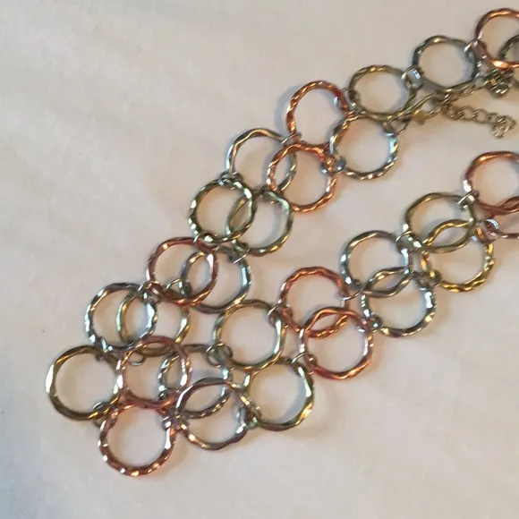 Gold, Bronze, & Silver Costume Jewelry Set - Image 2