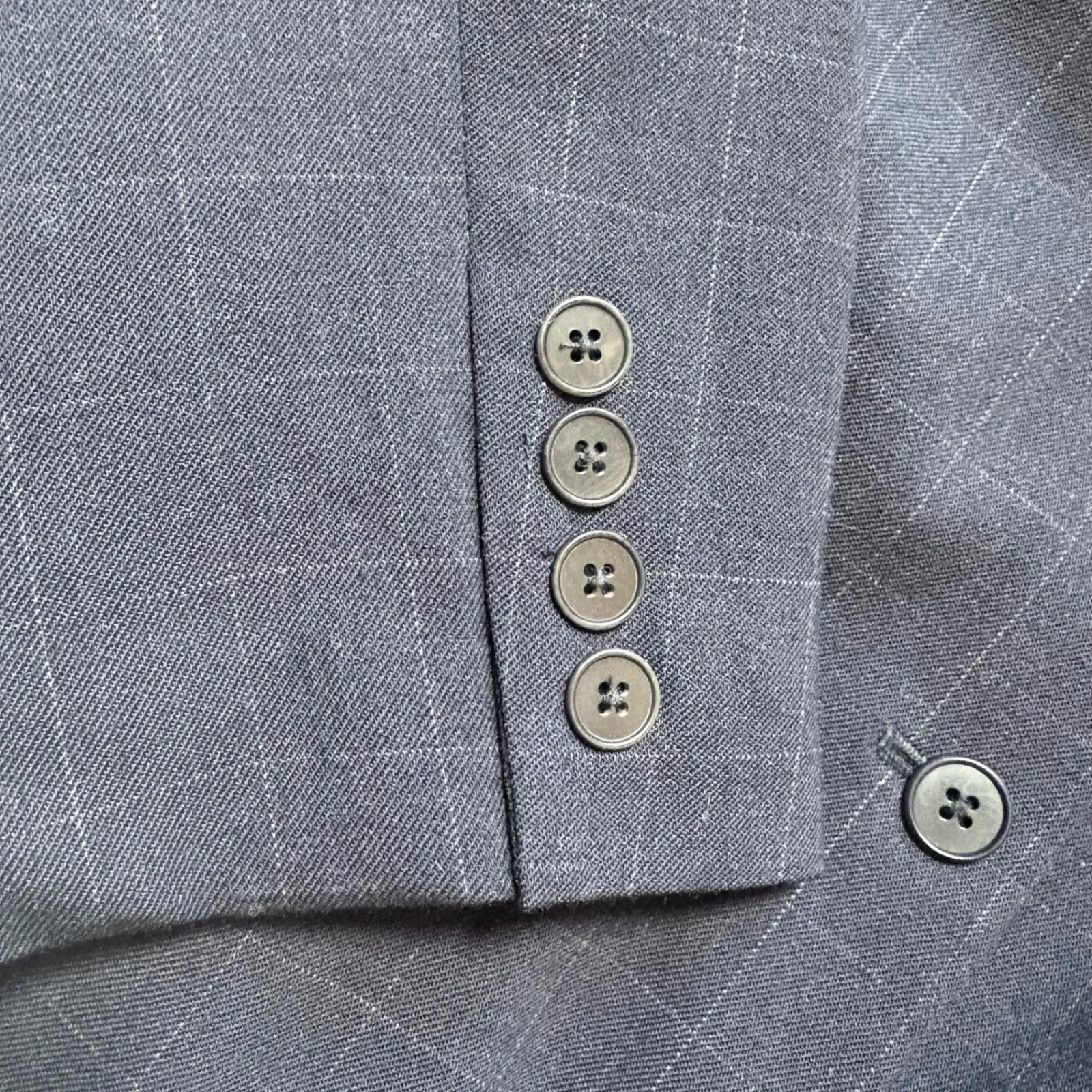 Lauren Ralph Lauren Women's Windowpane Worsted Wool Blazer Skirt Suit Size 12‎ - Image 14